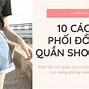 Quần Short Sọc Trắng Đen Nữ