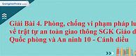 Quốc Phòng An Ninh 12 Cánh Diều Bài 4